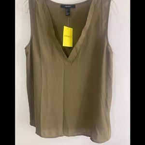 FOREVER 21  sleeveless cami blouse Size Small
